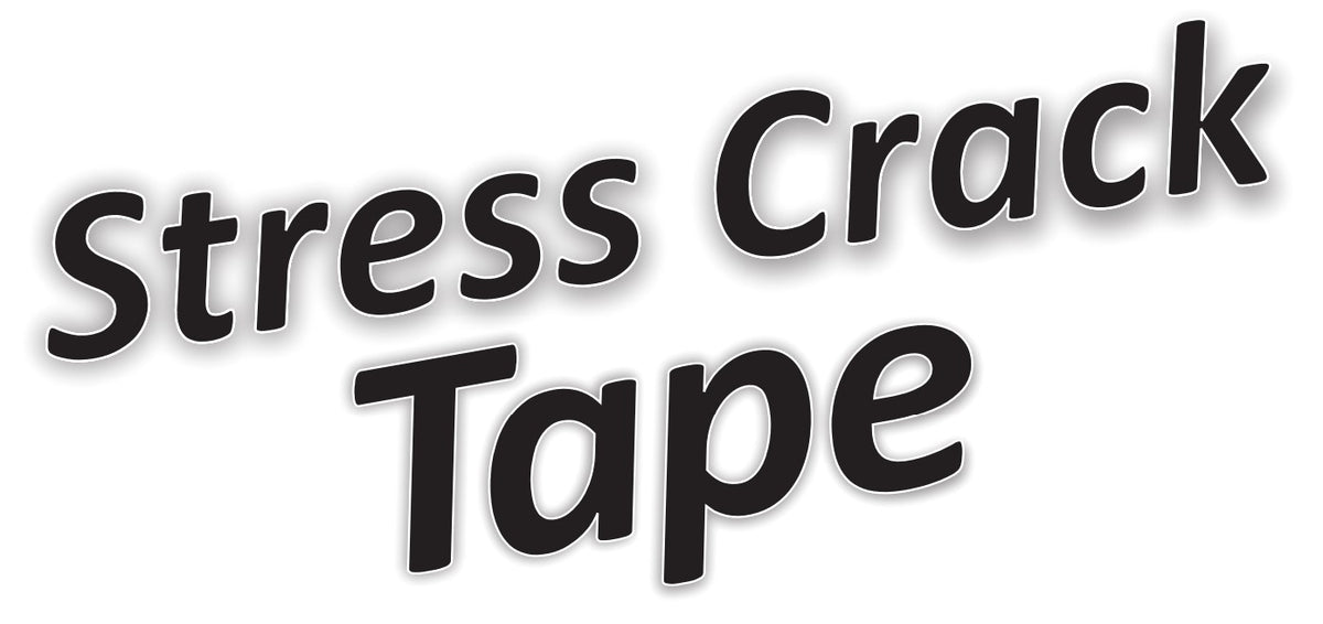Self-Adhesive Stress Crack Tape 100'x 1.25'' Roll. Patented, USA Made