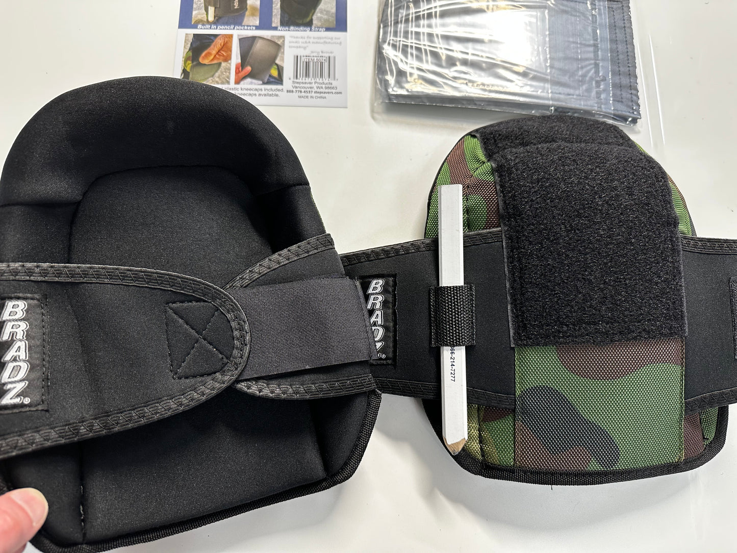 Bradz Standard Style Camo Kneepads