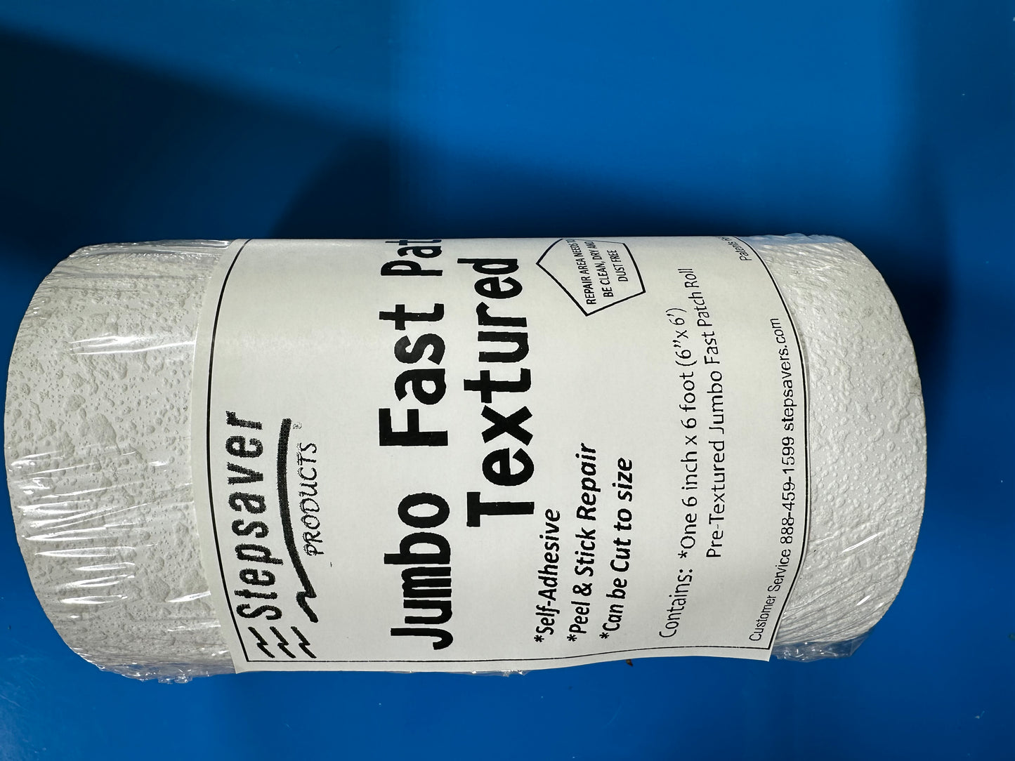 USA Made Stepsaver Products Fast Patch wall repair patch smooth & textured options