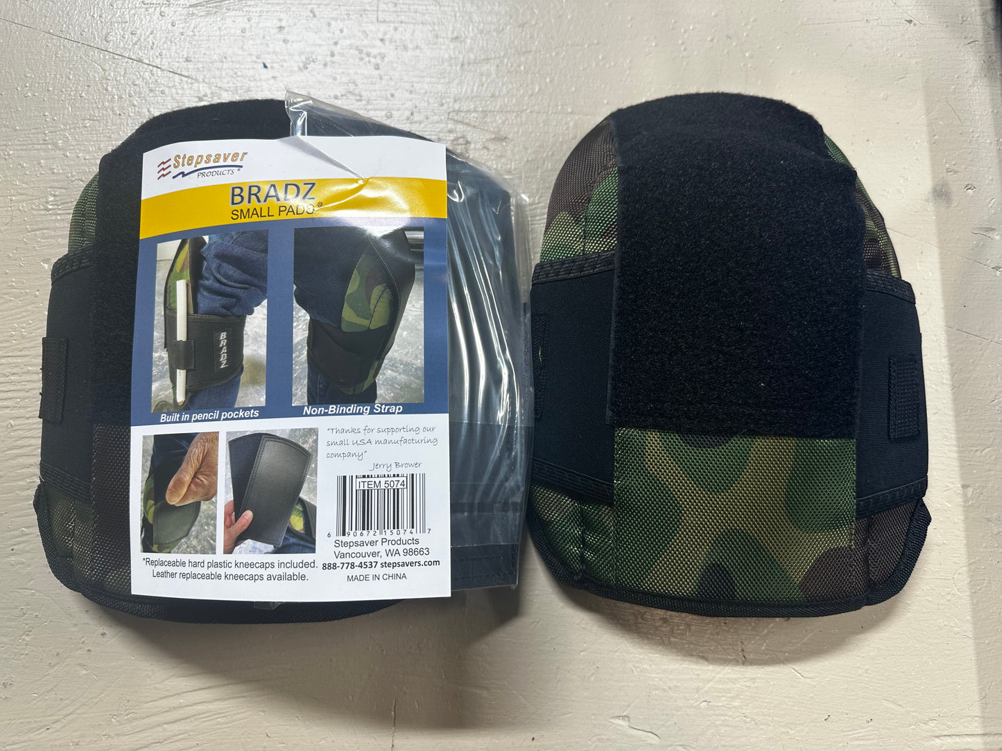 Bradz Standard Style Camo Kneepads