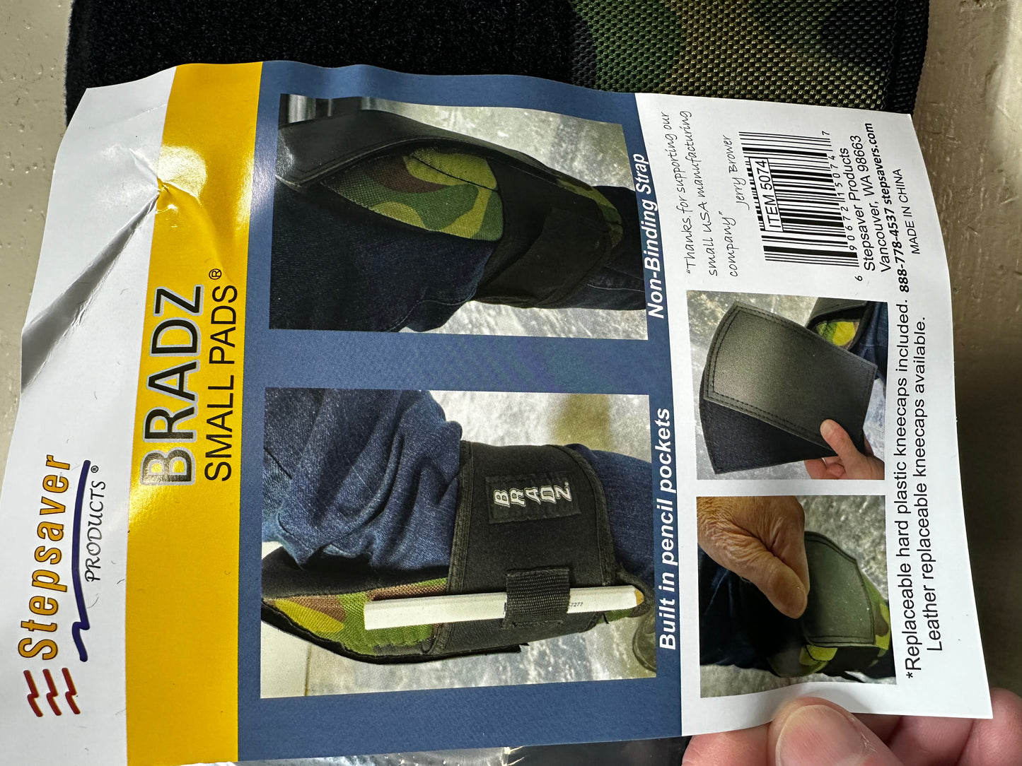 All Day Comfort Bradz Self-Supporting Kneepads