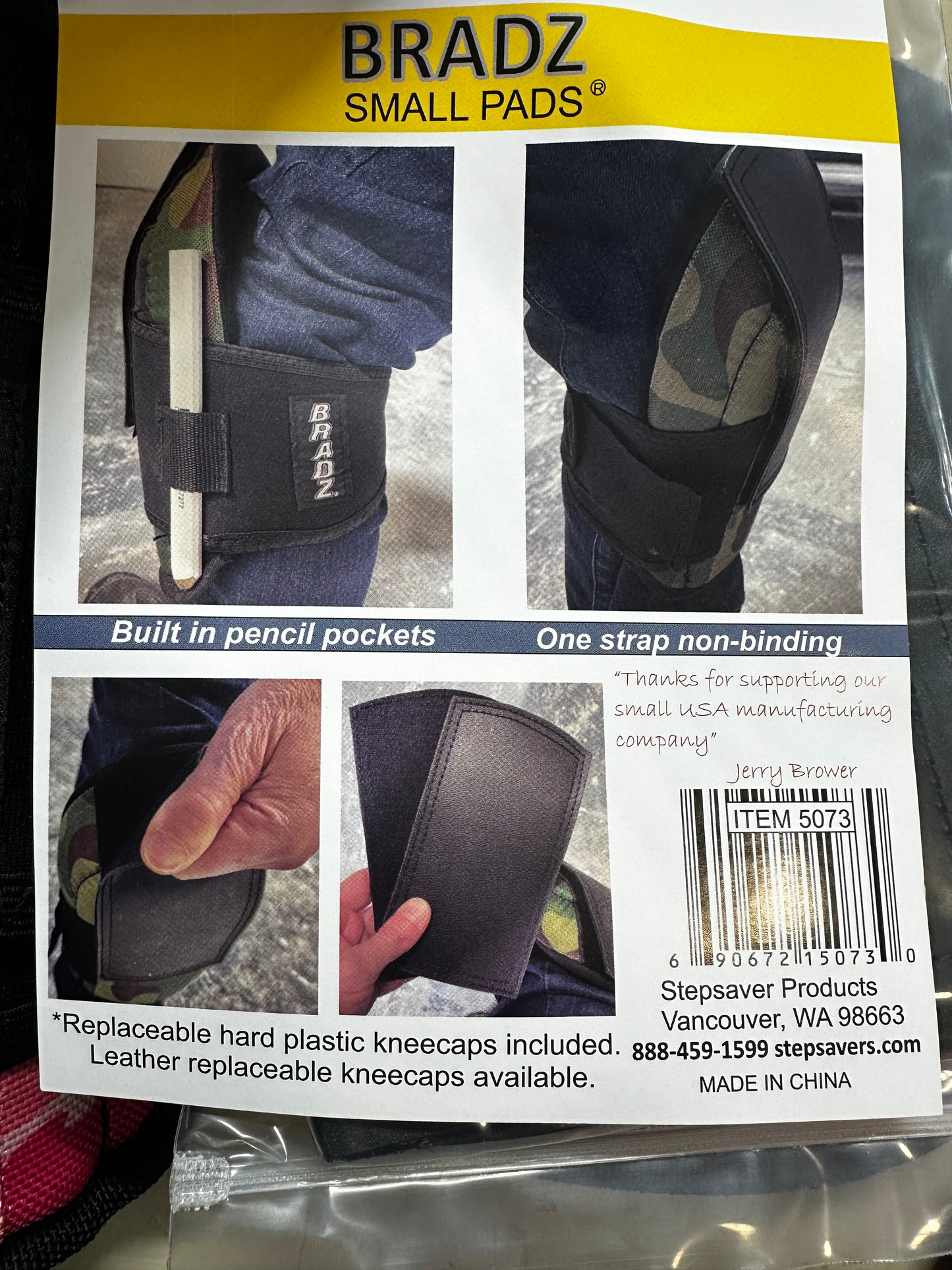 All Day Comfort Bradz Self-Supporting Kneepads