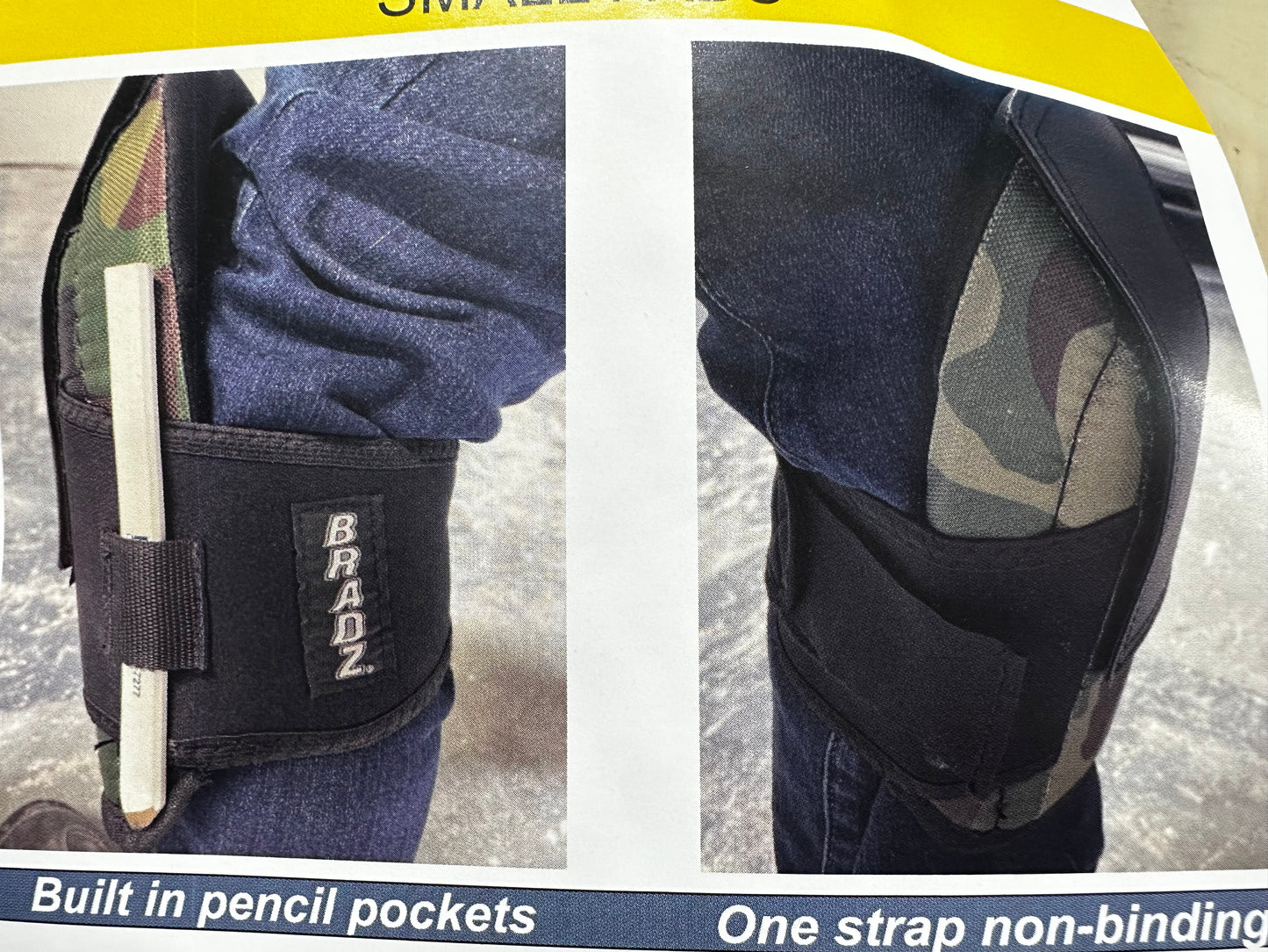 Bradz Standard Style Camo Kneepads