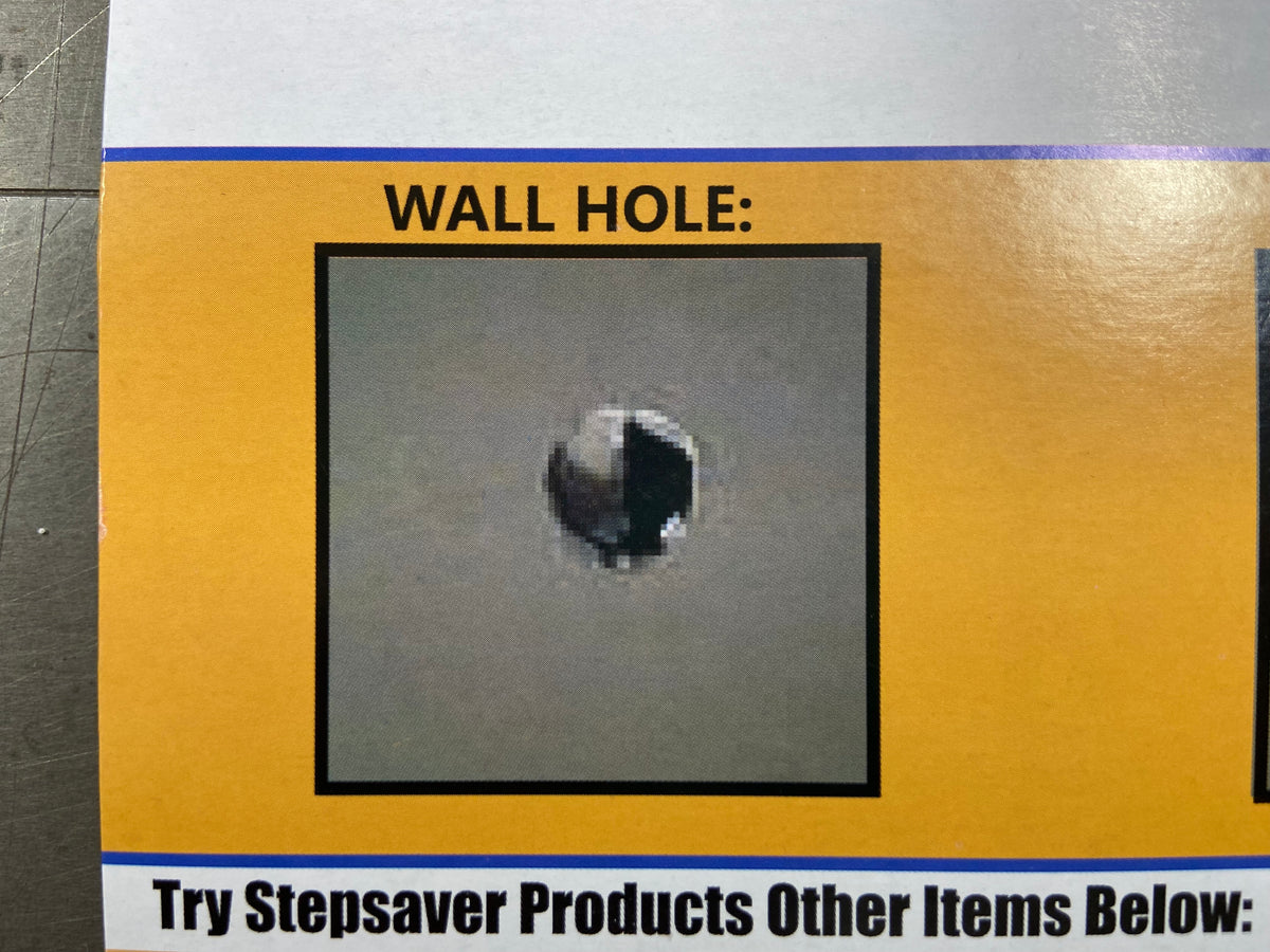 Stepsaver Products Aluminum and Fiberglass Self-Adhesive 4'' & 6" Wall Patch Combo Pack